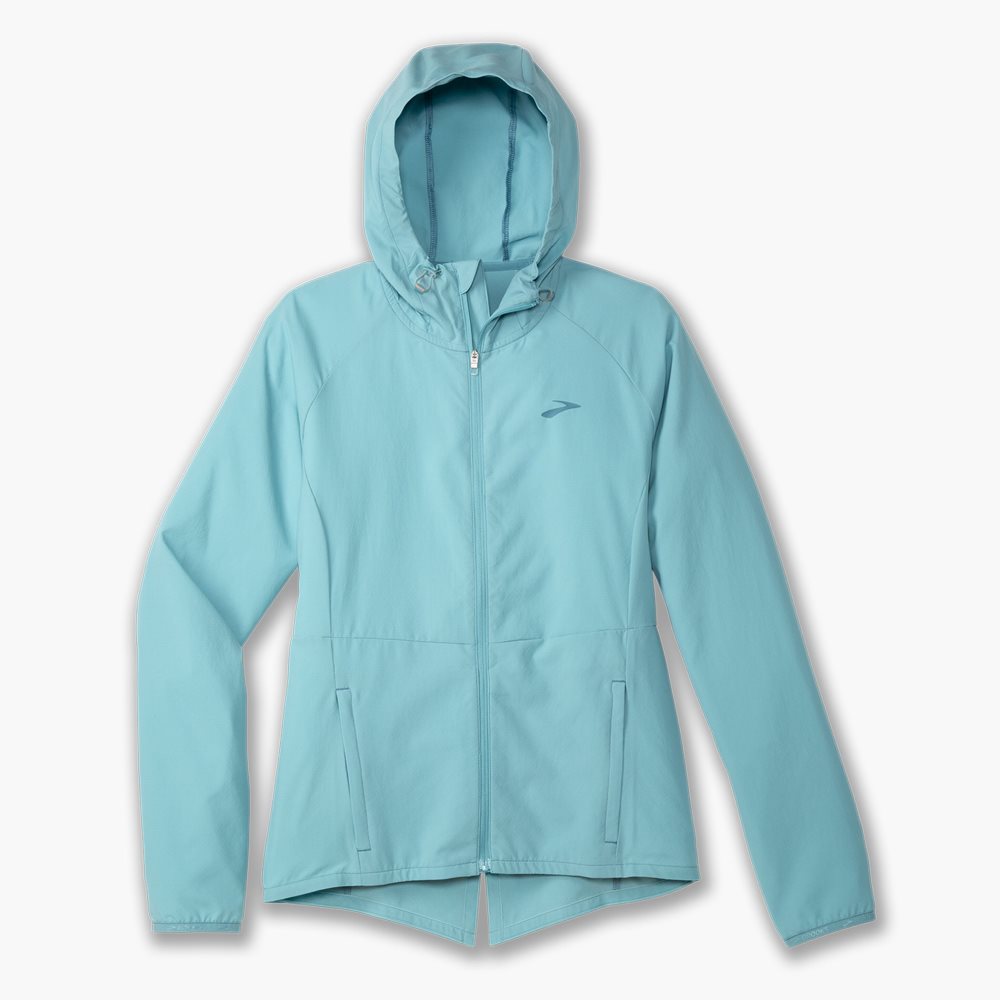 Brooks Canopy Jacket Light Turquoise | 91YXJICAR