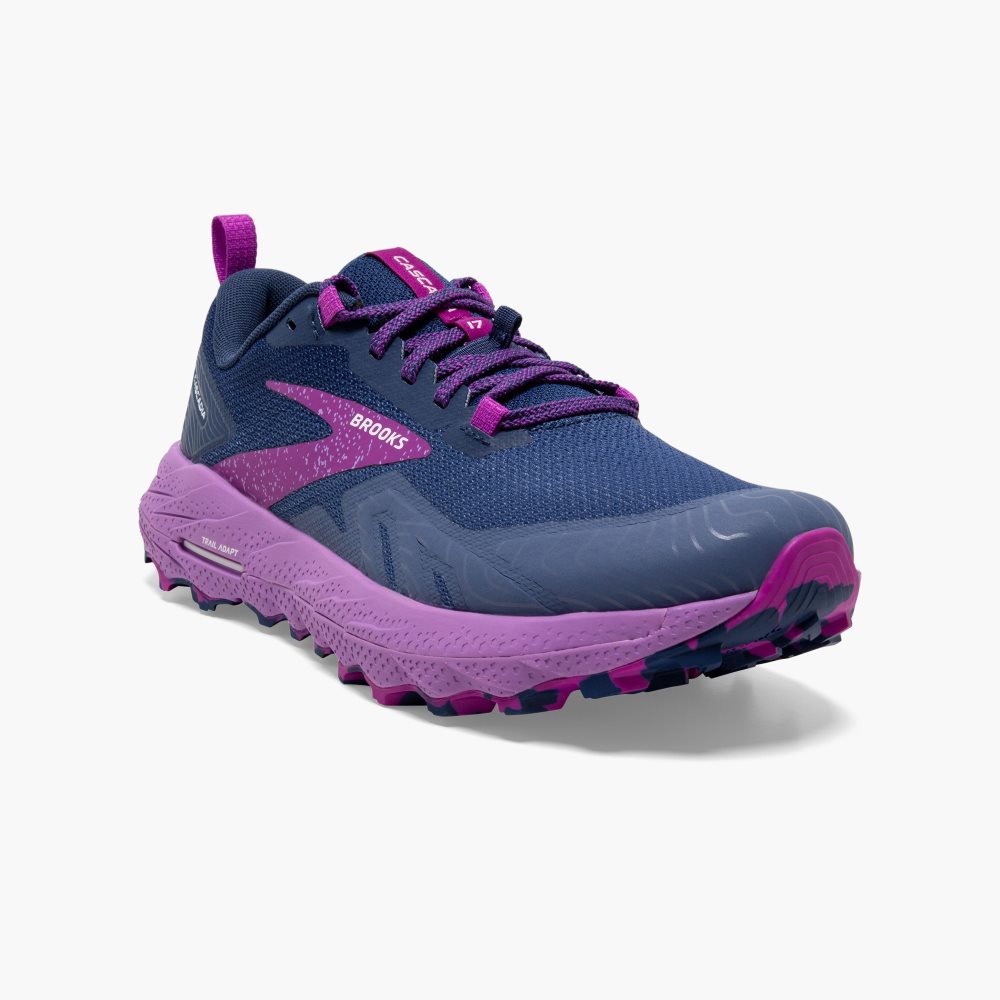 Brooks Cascadia 17 Navy / Purple / Purple | 70YFIXQHA