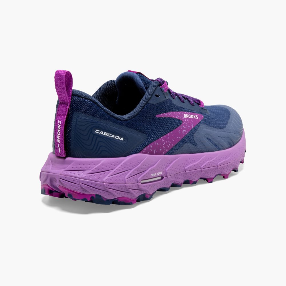 Brooks Cascadia 17 Navy / Purple / Purple | 70YFIXQHA