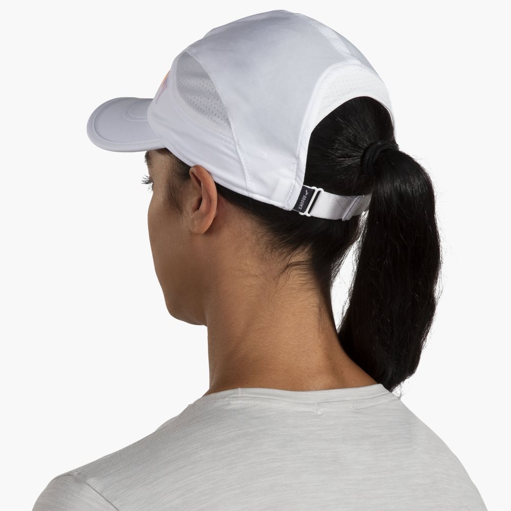 Brooks Chaser Hat White | 28KEIMDVF