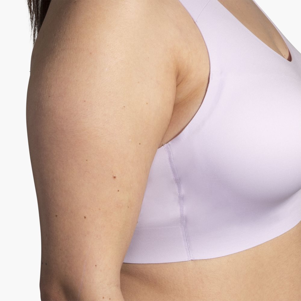 Brooks Crossback 2.0 Sports Bra Light Purple | 65LFGBVDI