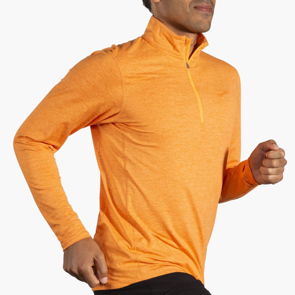 Brooks Dash 1/2 Zip 2.0 Orange | 36WHGRQUT