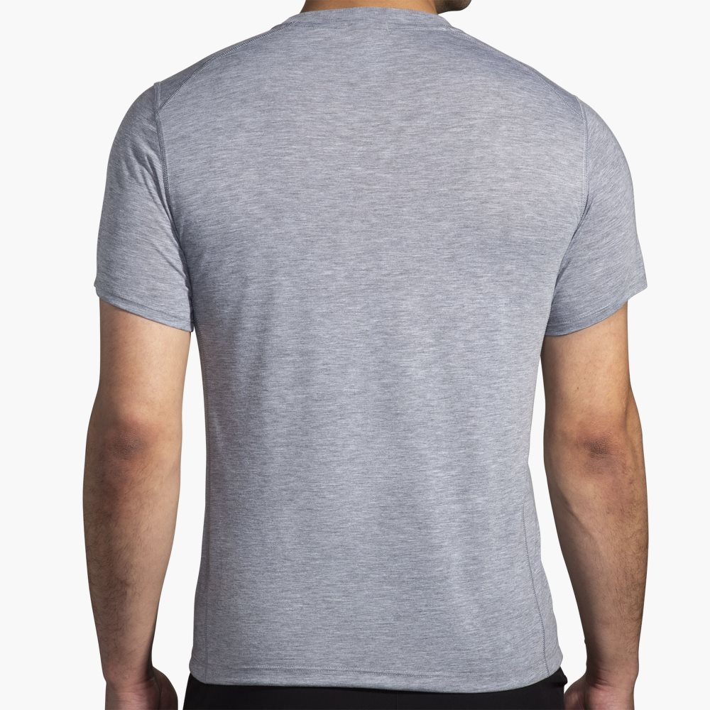 Brooks Distance Short Sleeve 3.0 Grey | 92GMDCNIH