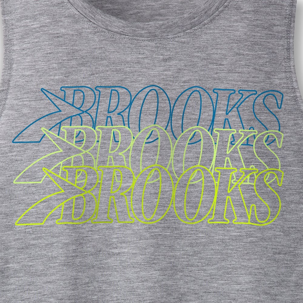 Brooks Distance Tank 3.0 Grey | 48EYGTZDR