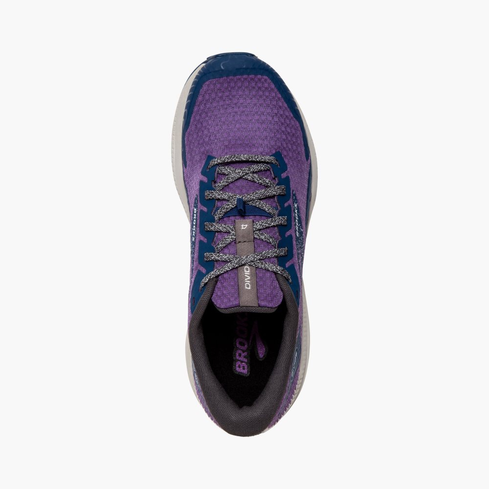 Brooks Divide 4 Purple / Navy | 46VIUASFK