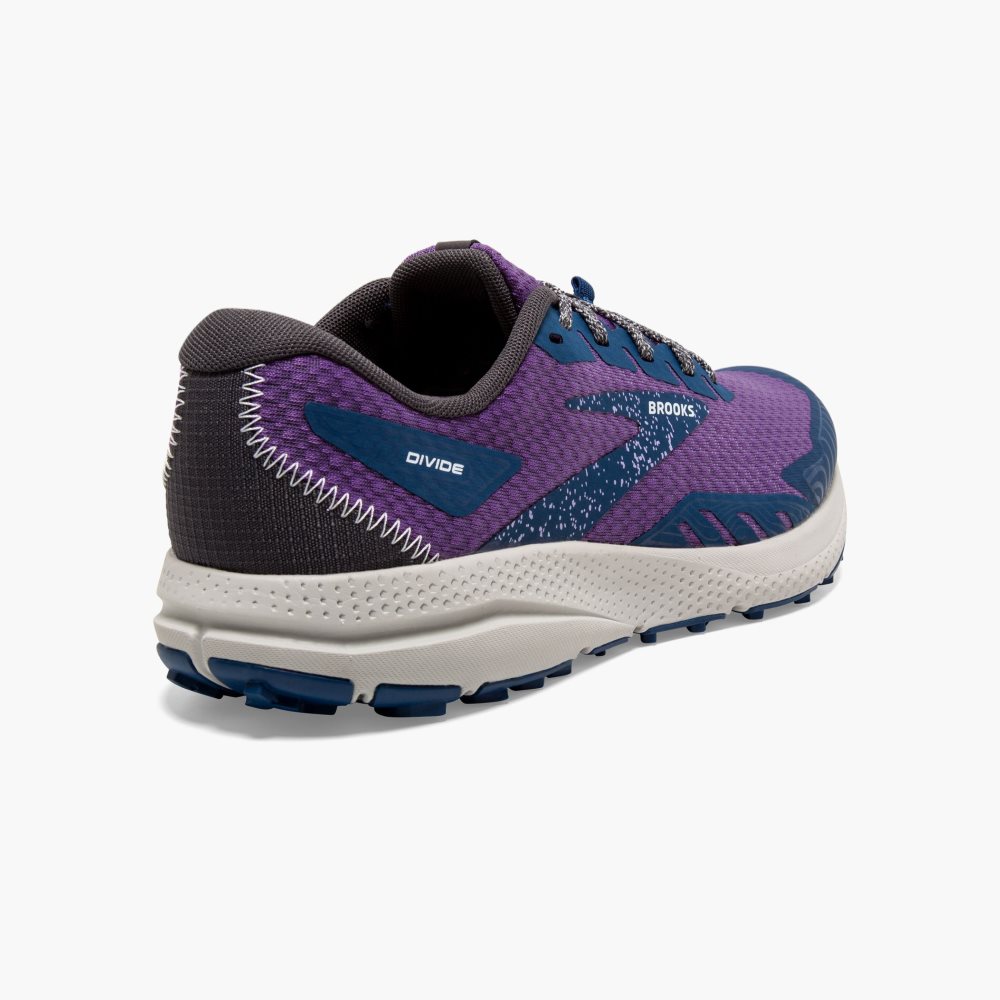 Brooks Divide 4 Purple / Navy | 46VIUASFK