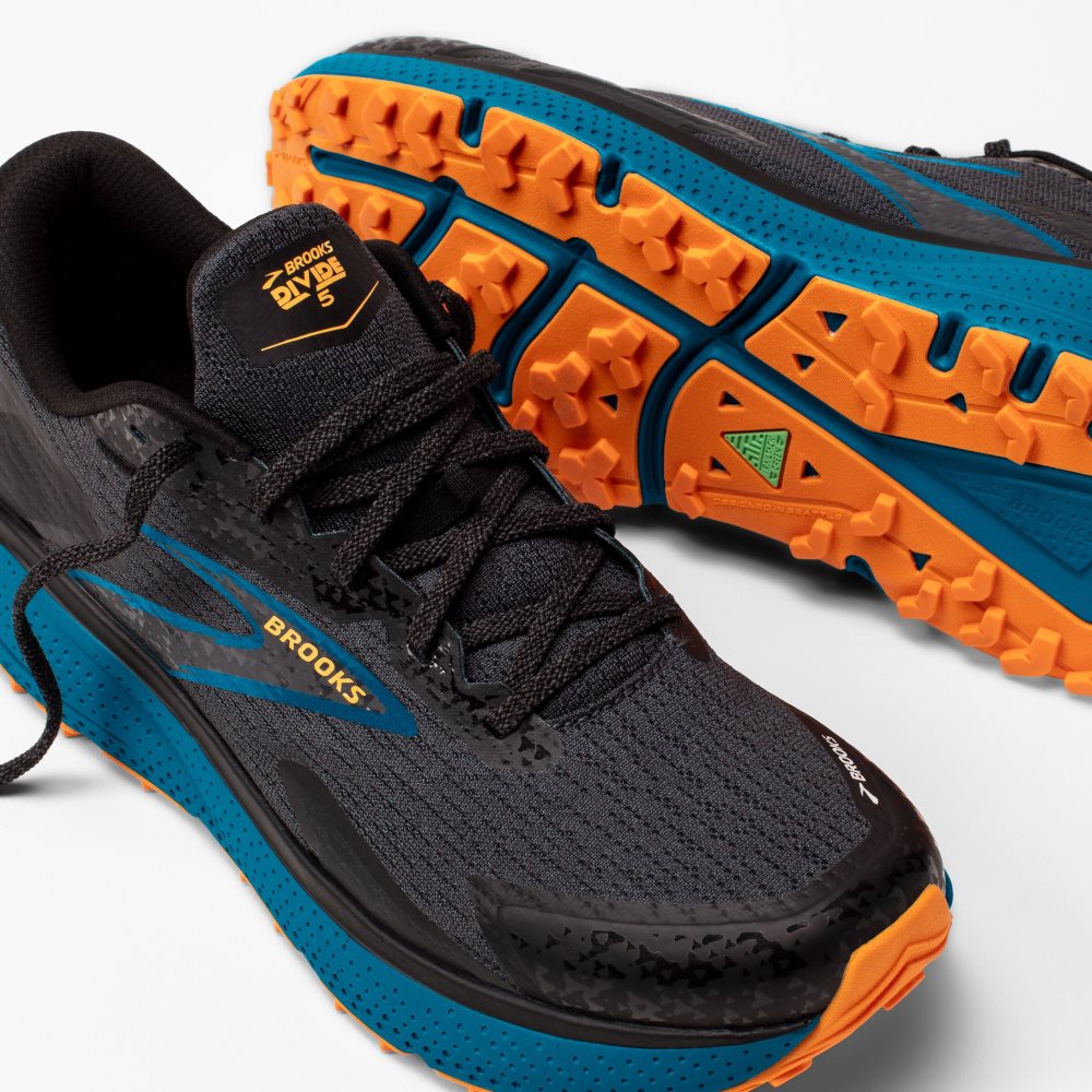 Brooks Divide 5 Blue / Orange | 76AJXWDUP