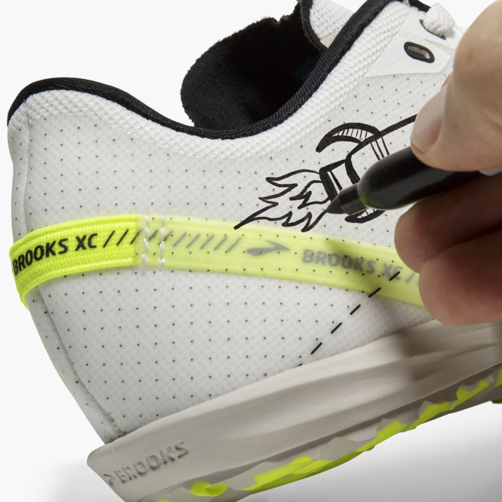 Brooks Draft XC Spikeless White / Black | 71FTUWOJZ