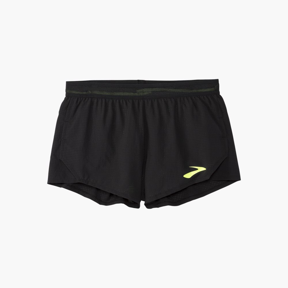 Brooks Elite 3 Split Short Black | 20SWQADRT