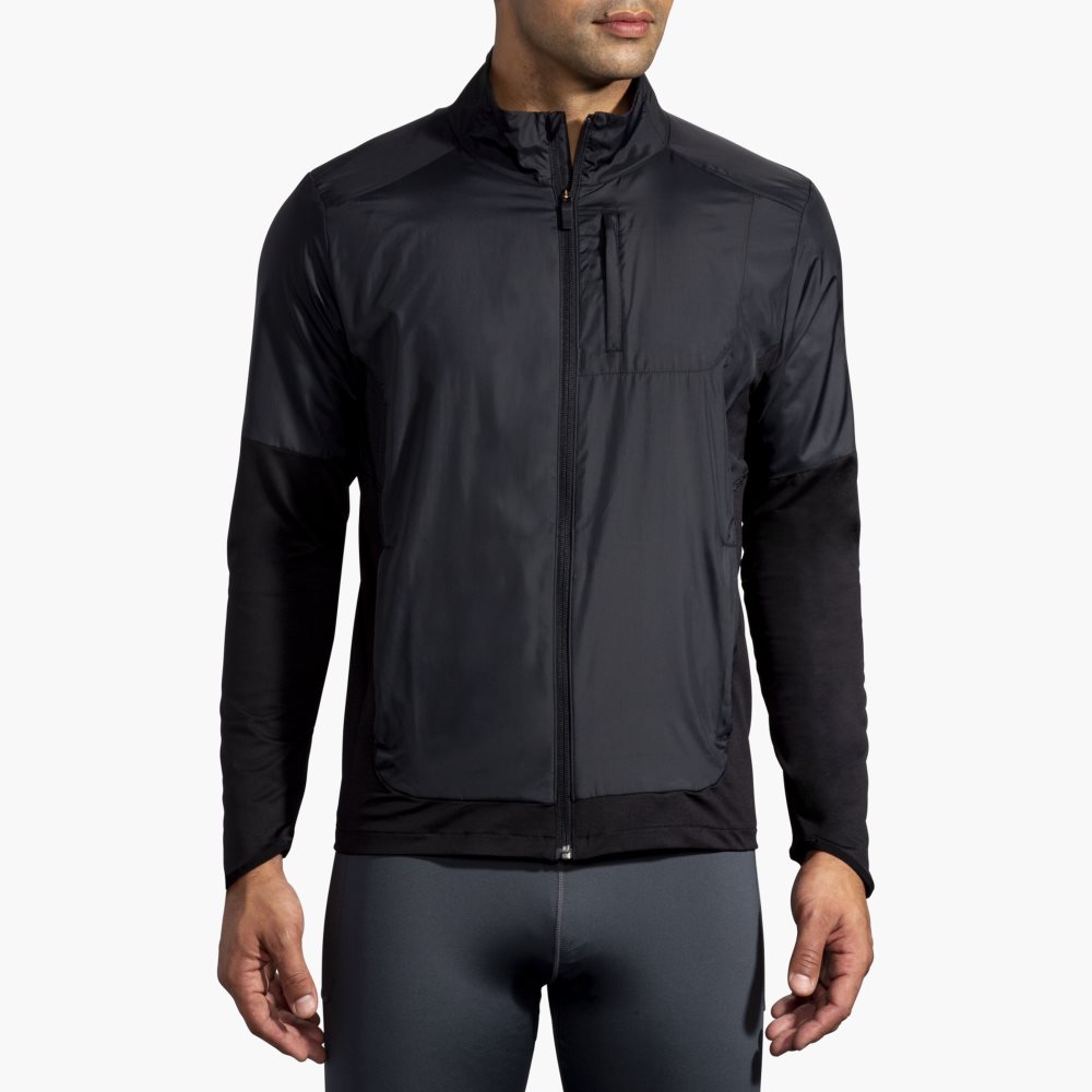 Brooks Fusion Hybrid Jacket Black | 41UGJXZKA