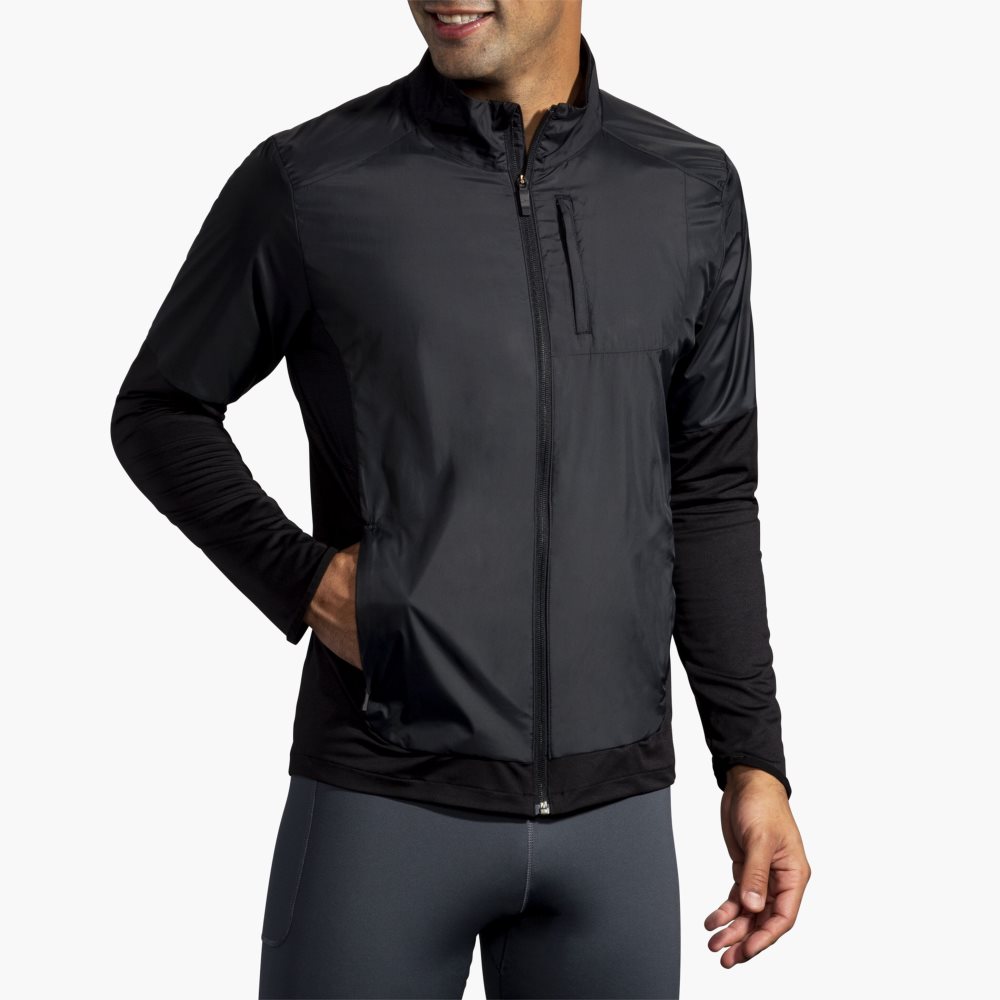 Brooks Fusion Hybrid Jacket Black | 41UGJXZKA