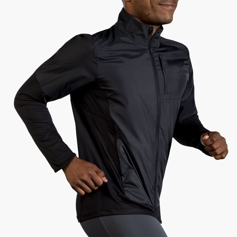 Brooks Fusion Hybrid Jacket Black | 41UGJXZKA