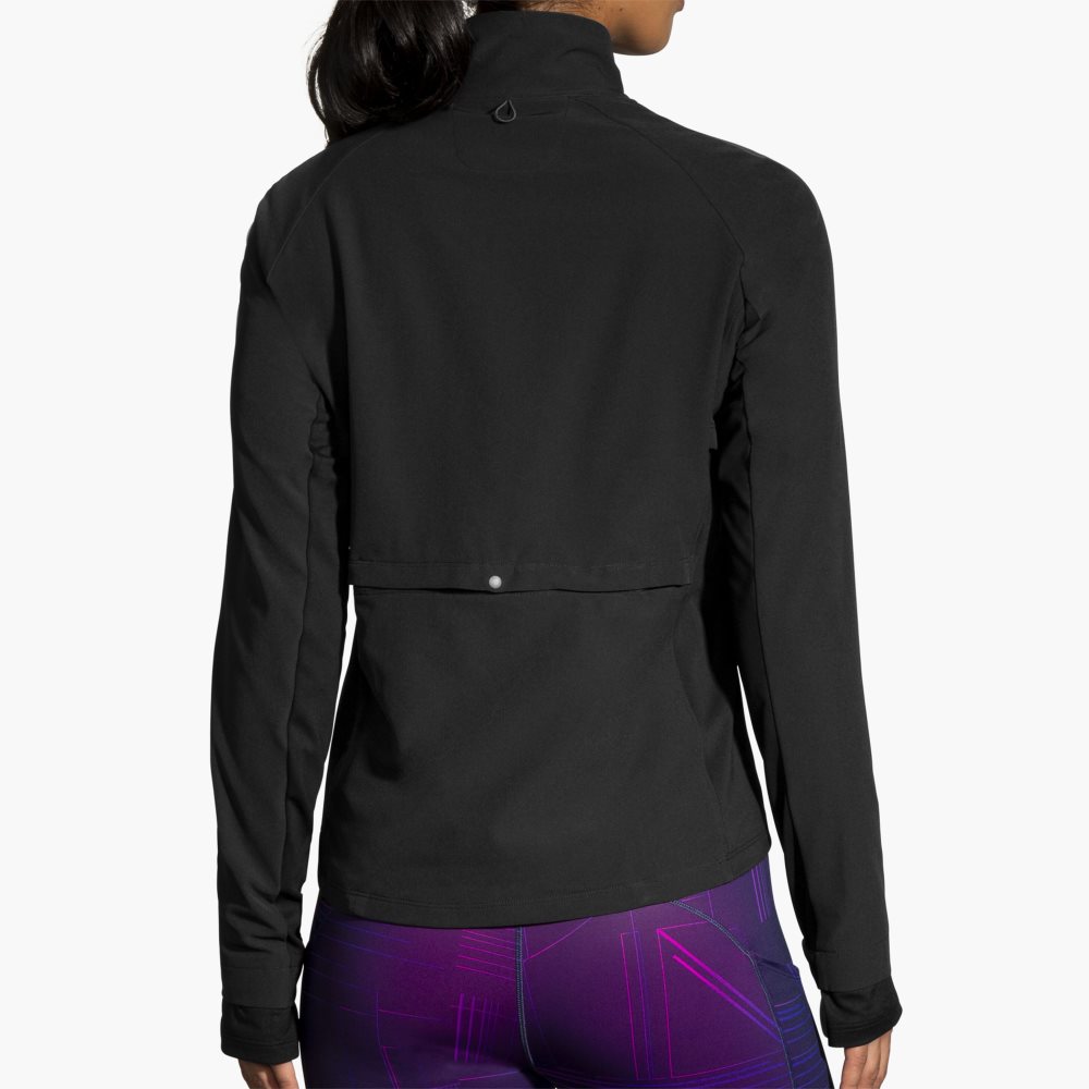 Brooks Fusion Hybrid Jacket Black | 75WLBJERQ