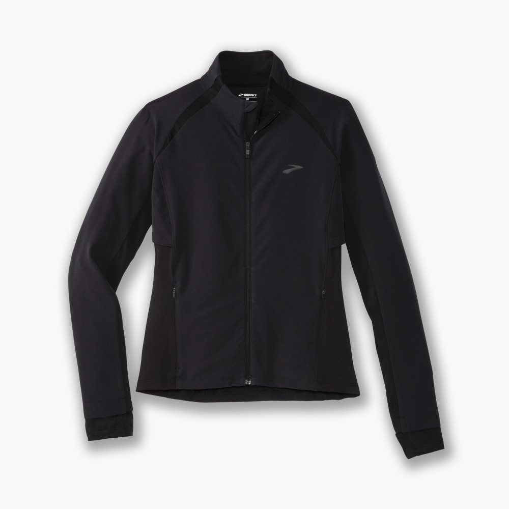 Brooks Fusion Hybrid Jacket Black | 75WLBJERQ