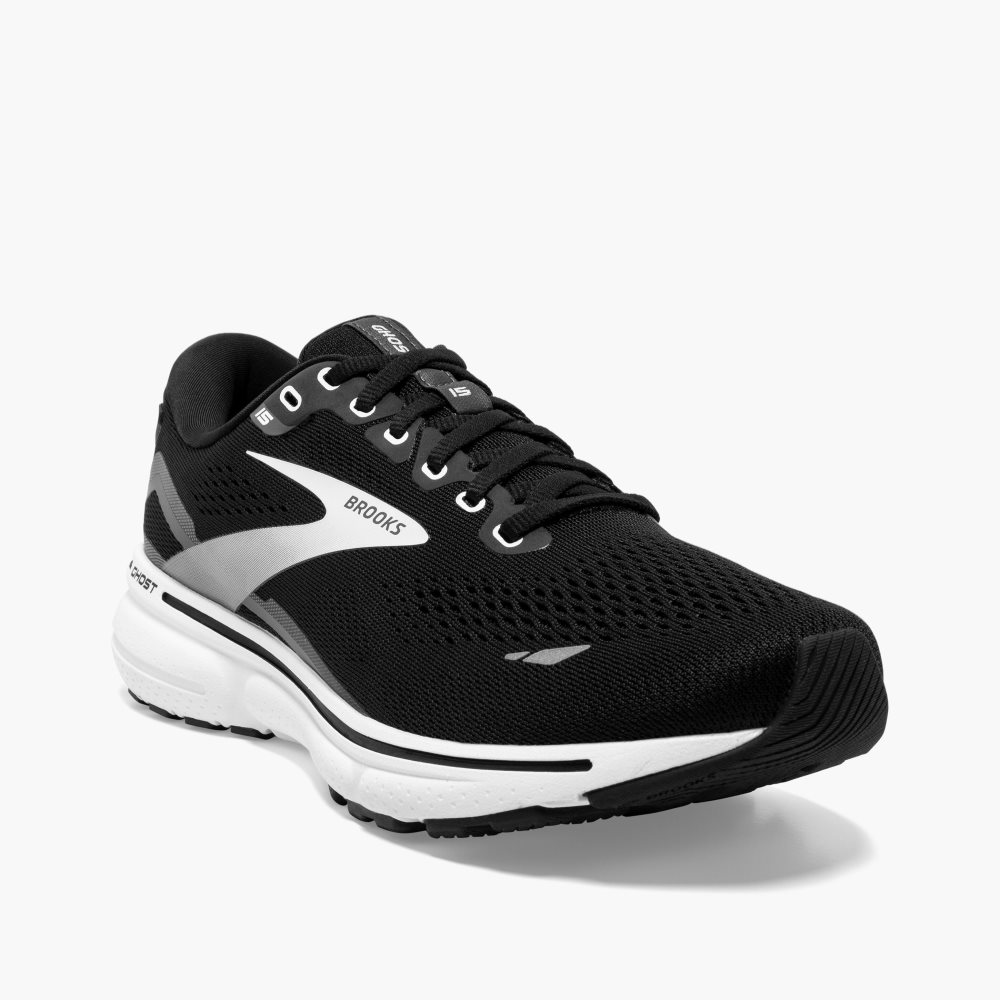 Brooks Ghost 15 Black / White | 92QYTMXHN