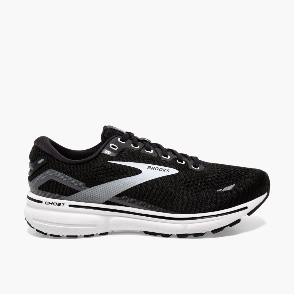 Brooks Ghost 15 Black / White | 92QYTMXHN