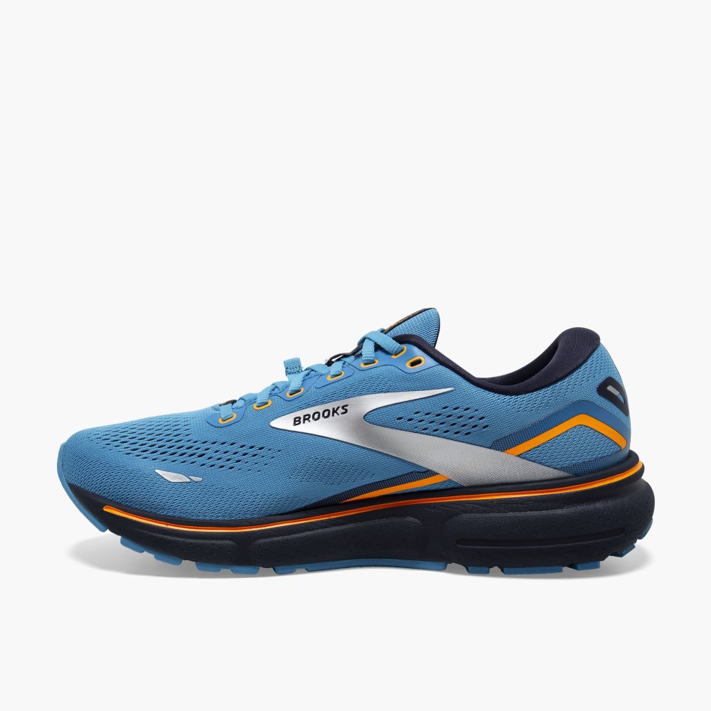 Brooks Ghost 15 GTX Blue / Navy / Orange | 34MXVZJUE