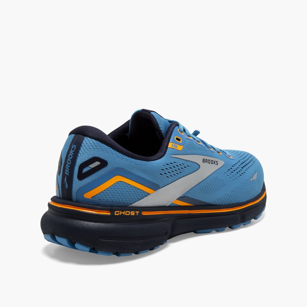 Brooks Ghost 15 GTX Blue / Navy / Orange | 34MXVZJUE