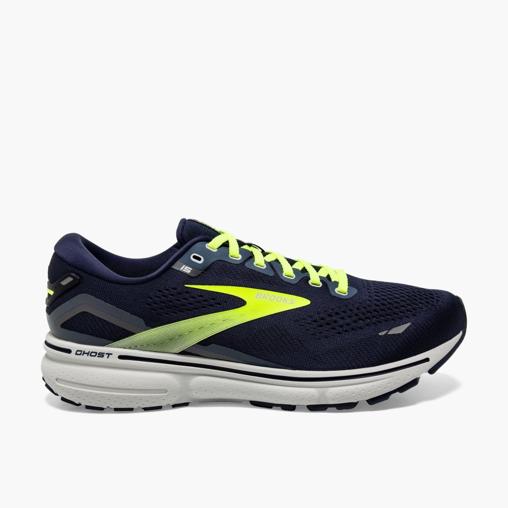 Brooks Ghost 15 Navy / Grey | 03WGIQFAT