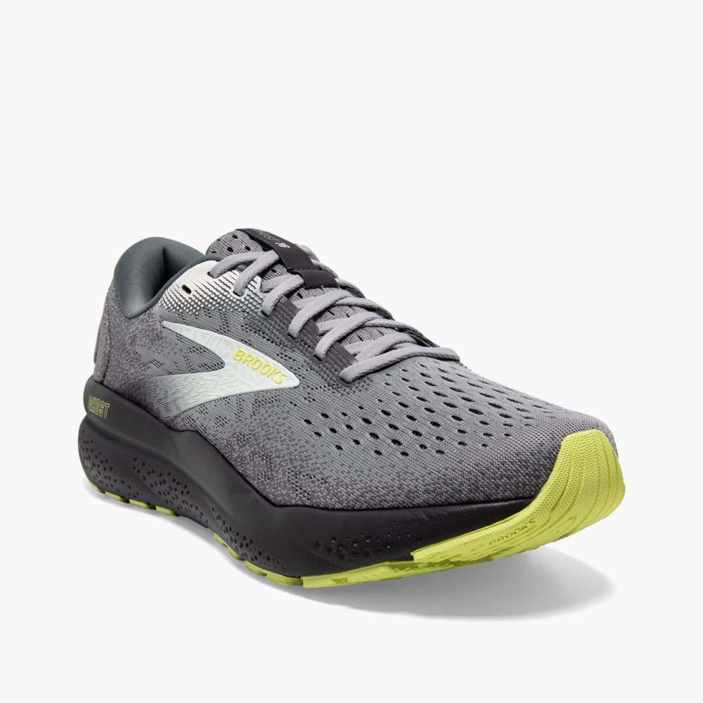 Brooks Ghost 16 Grey / Light Green | 46OPRKDIW