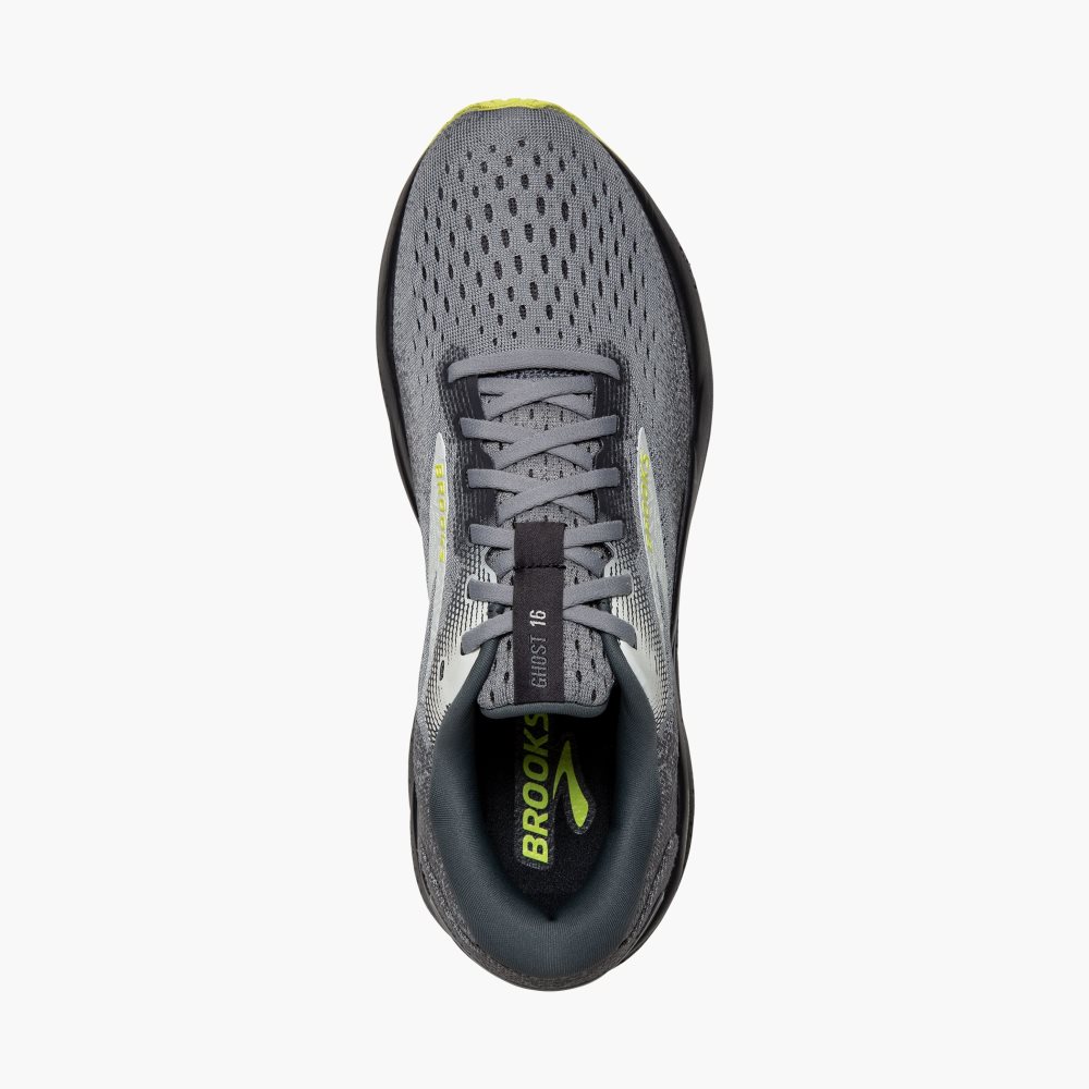 Brooks Ghost 16 Grey / Light Green | 46OPRKDIW