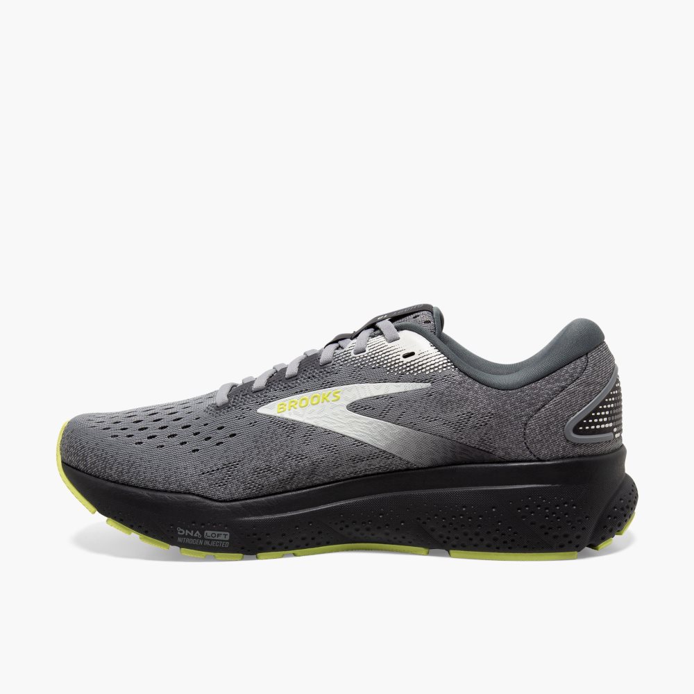 Brooks Ghost 16 Grey / Light Green | 46OPRKDIW