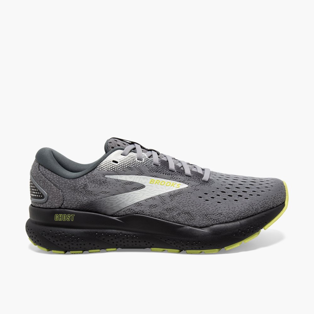 Brooks Ghost 16 Grey / Light Green | 46OPRKDIW