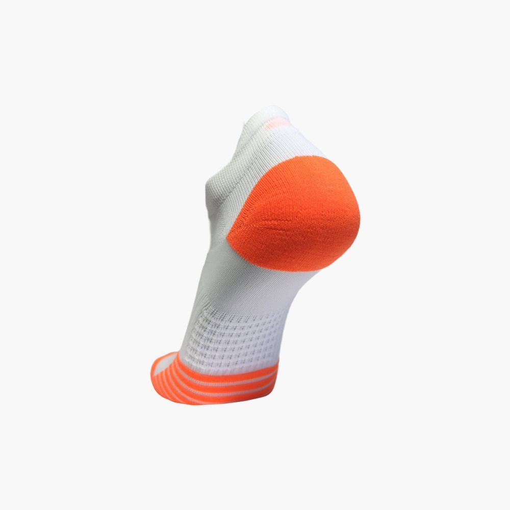 Brooks Ghost Lite No Show 2-Pack Orange / White / White / Orange | 72KYVNSML