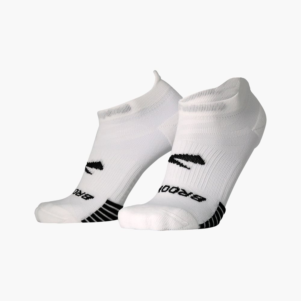 Brooks Ghost Lite No Show 2-Pack White | 14CNSLZVP