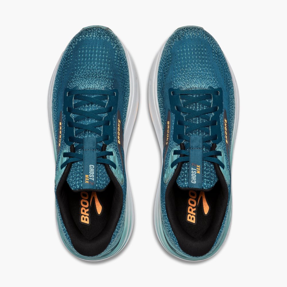 Brooks Ghost Max 2 Blue / Light Turquoise / Orange | 79TPYDSQI