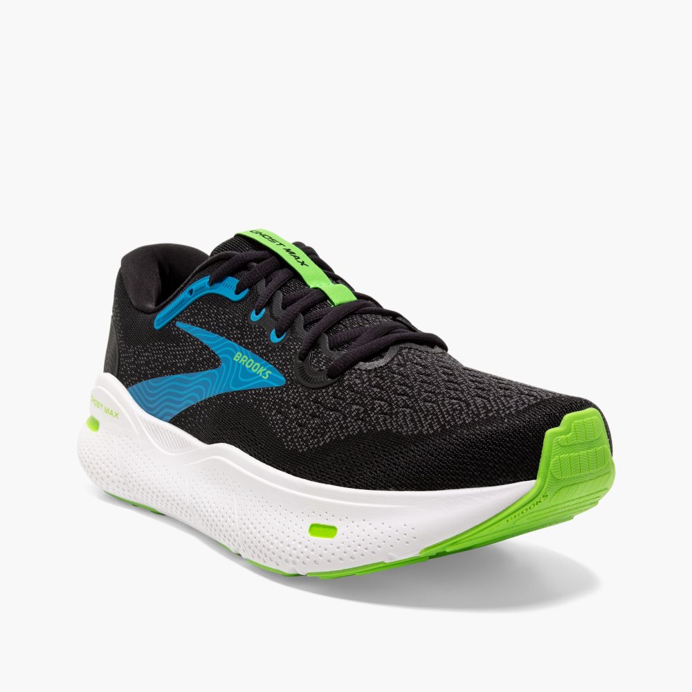 Brooks Ghost Max Black / Blue | 05QTGRXCV