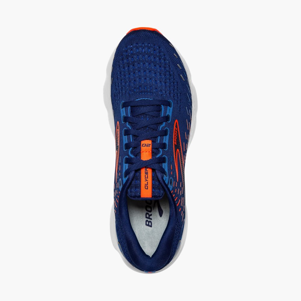 Brooks Glycerin 20 Blue / Blue / Orange | 98WGQEKLO