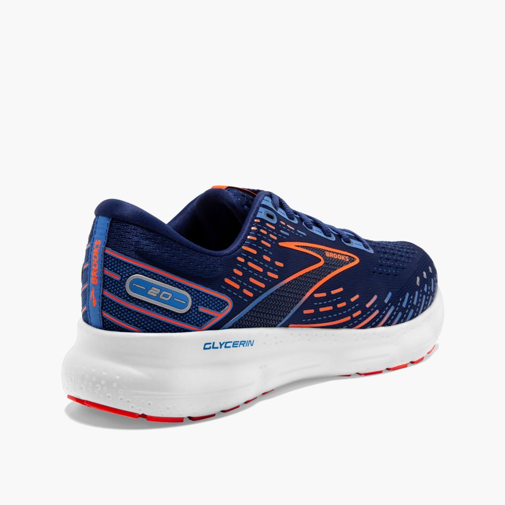 Brooks Glycerin 20 Blue / Blue / Orange | 98WGQEKLO