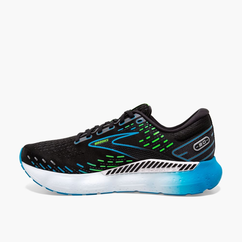 Brooks Glycerin GTS 20 Black / Green | 74ULFPYMN