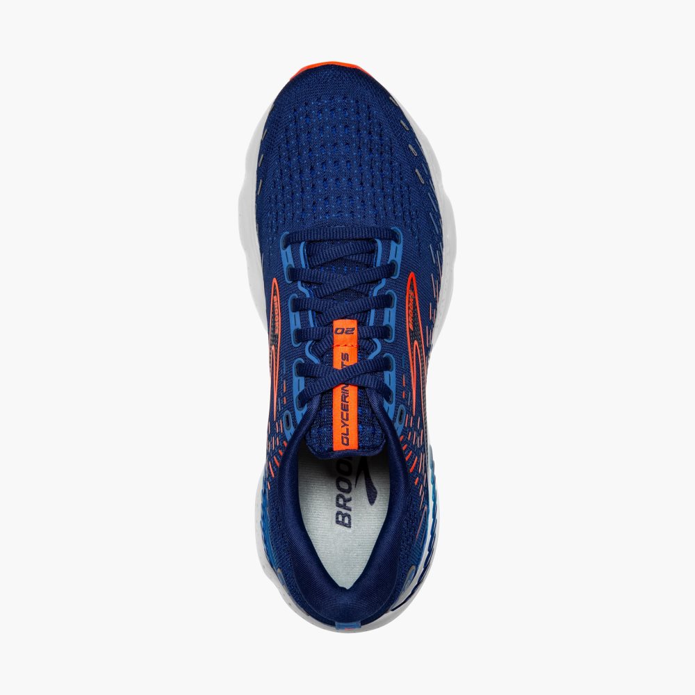 Brooks Glycerin GTS 20 Blue / Blue / Orange | 60ANJXSVL