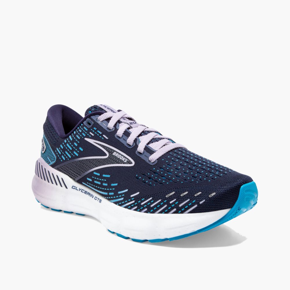 Brooks Glycerin GTS 20 Navy / Purple | 10GCQNBPX