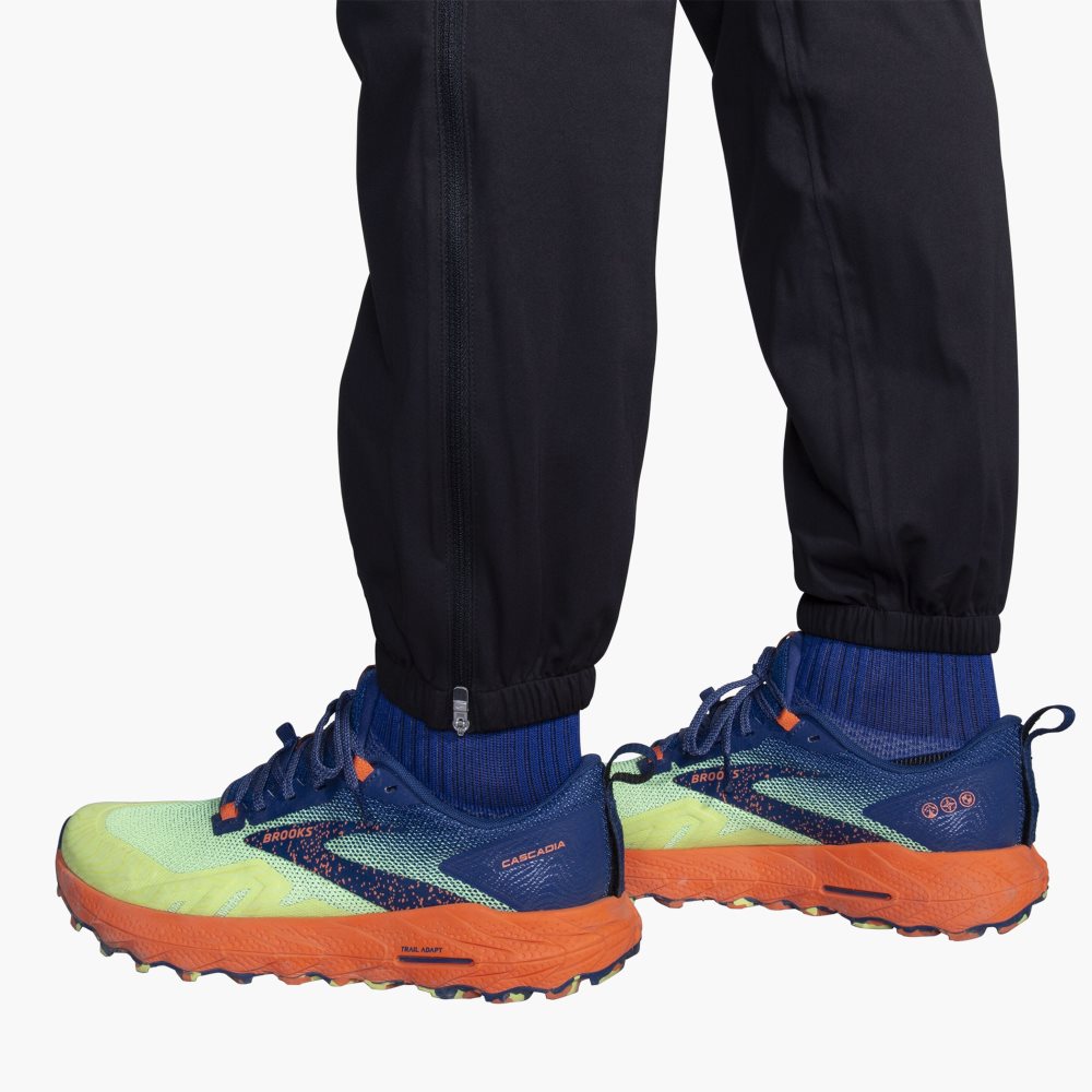 Brooks High Point Waterproof Pant Black | 98CSJYEUX