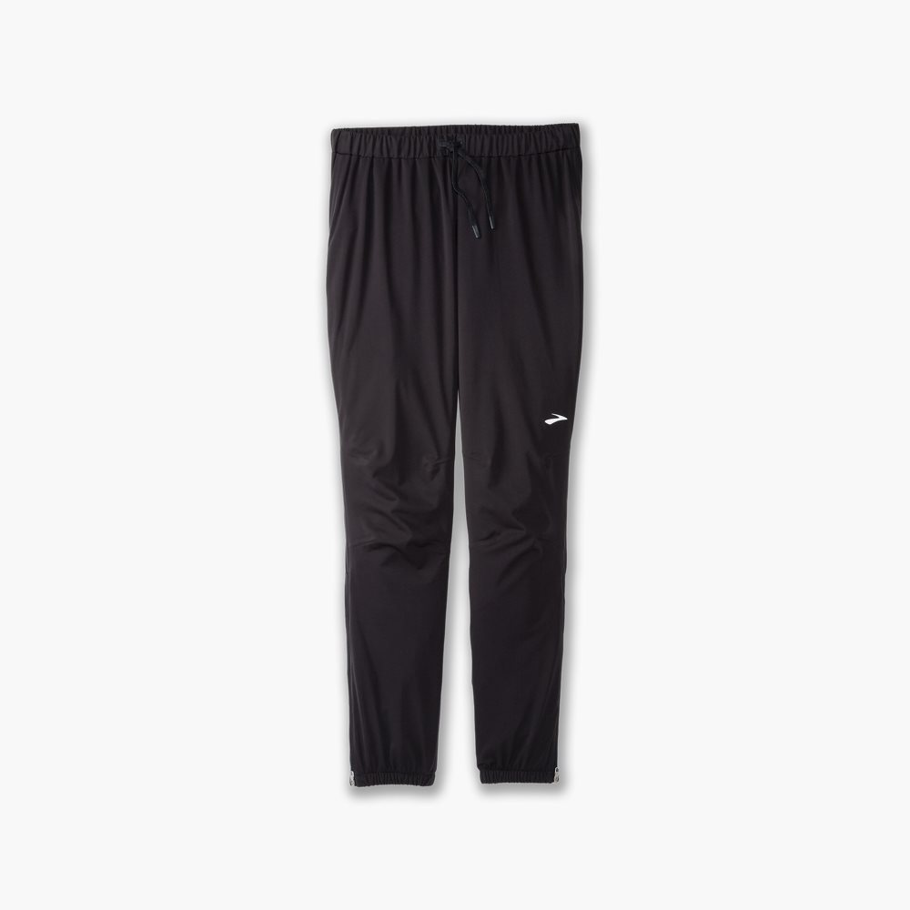 Brooks High Point Waterproof Pant Black | 68FSLODUJ