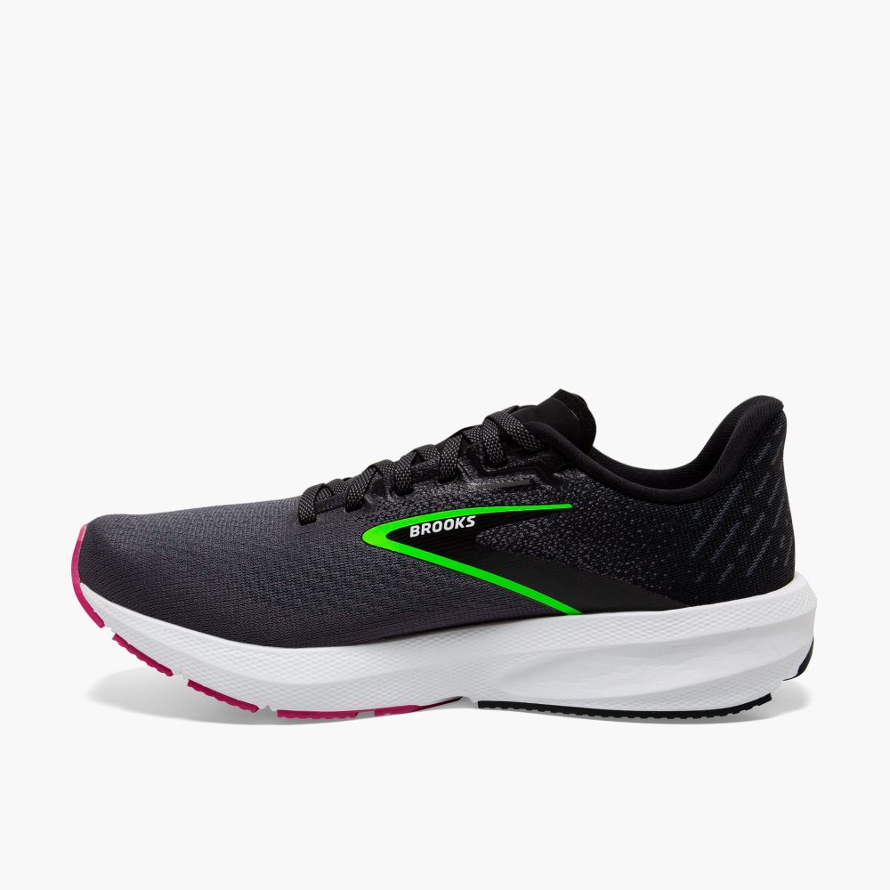 Brooks Launch 10 Black / Green | 12DUSYXZN