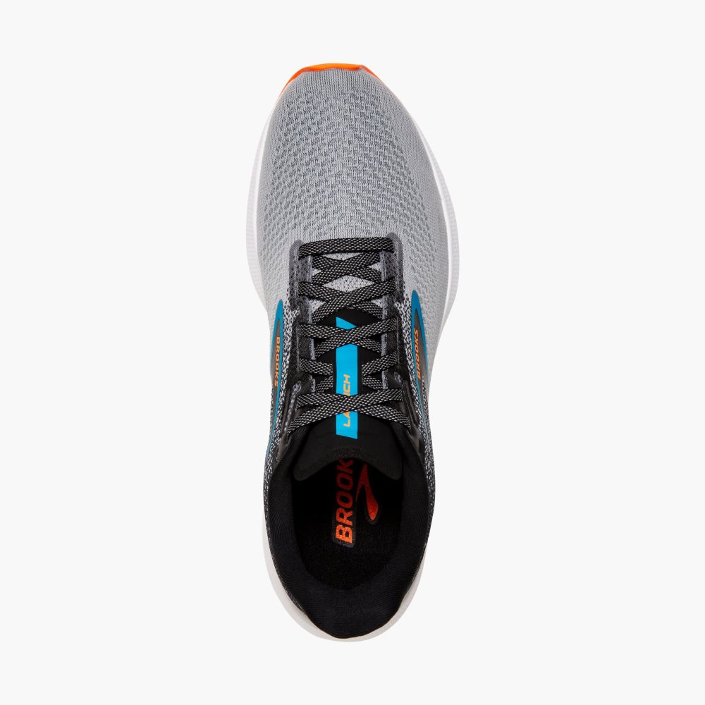 Brooks Launch 10 Black / Grey / Orange | 14TAPVWEF