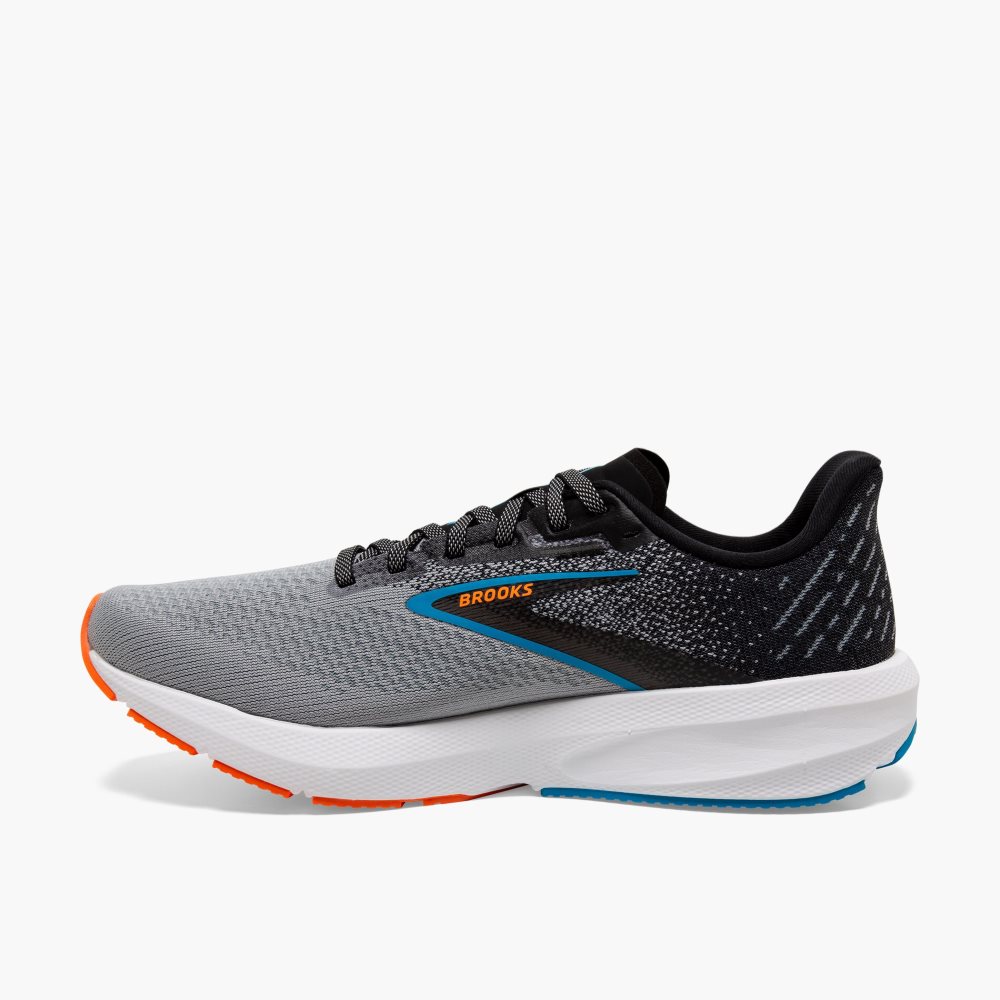 Brooks Launch 10 Black / Grey / Orange | 14TAPVWEF