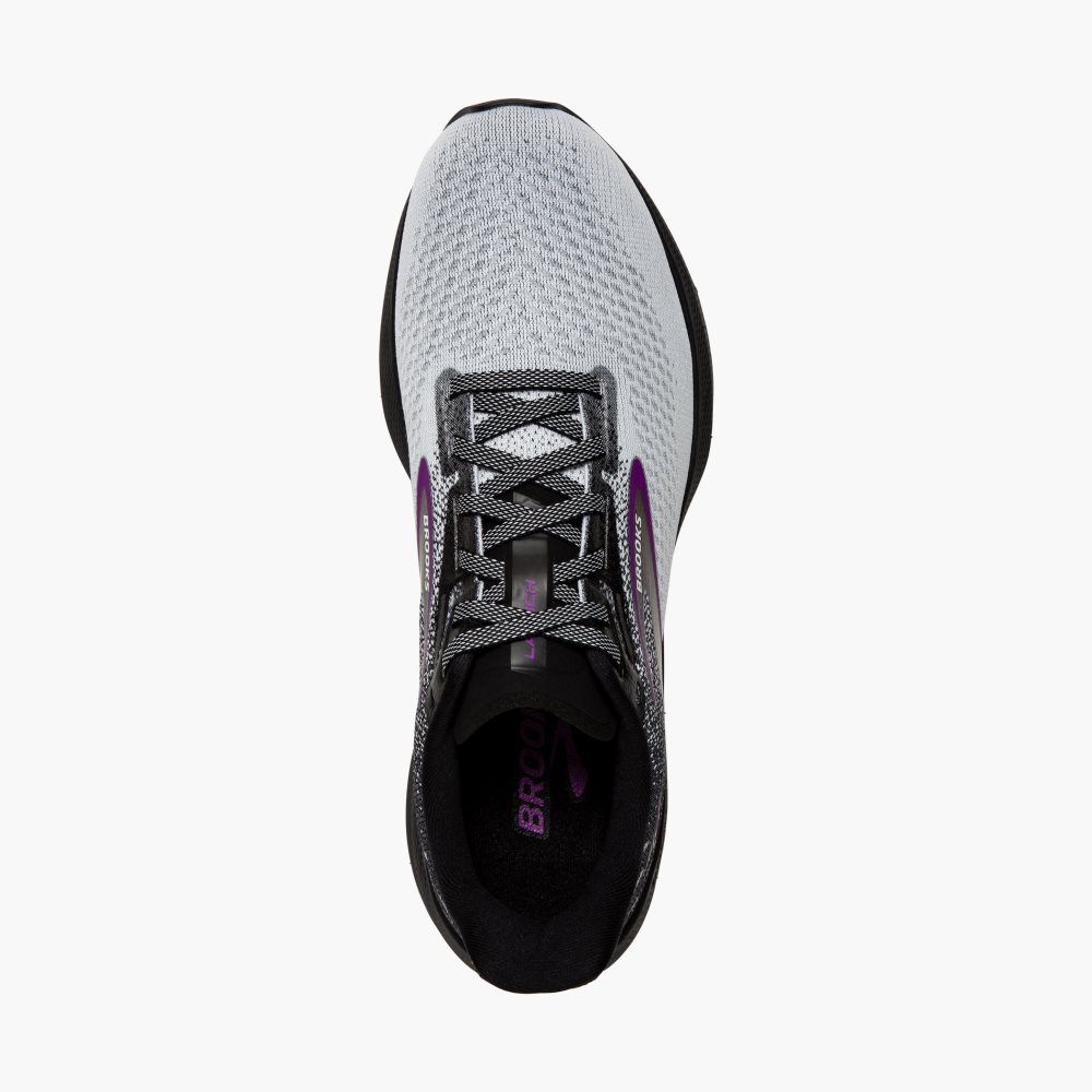 Brooks Launch 10 Black / White / Purple | 34FNBMVYP