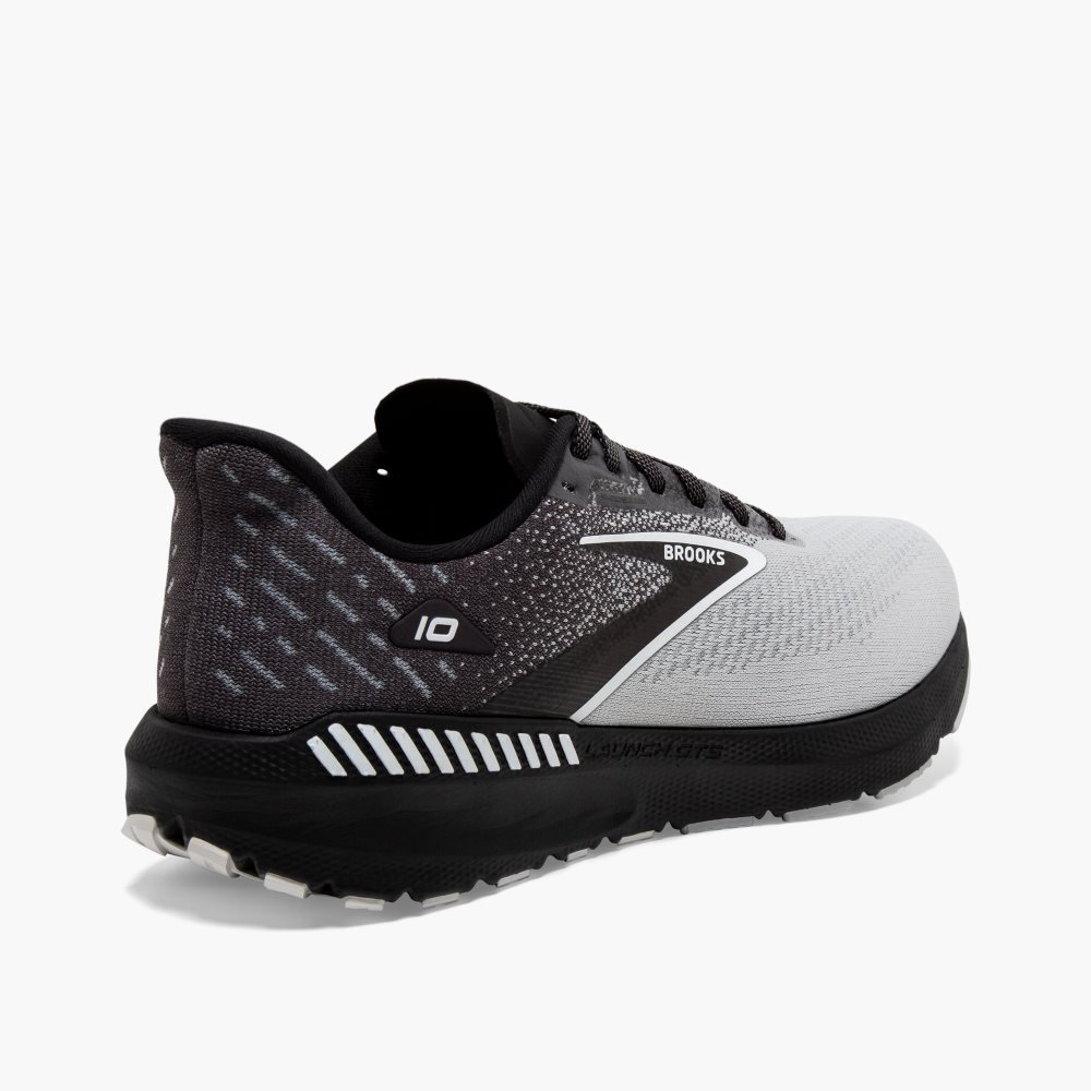 Brooks Launch GTS 10 Black / White | 31RXVWEFU