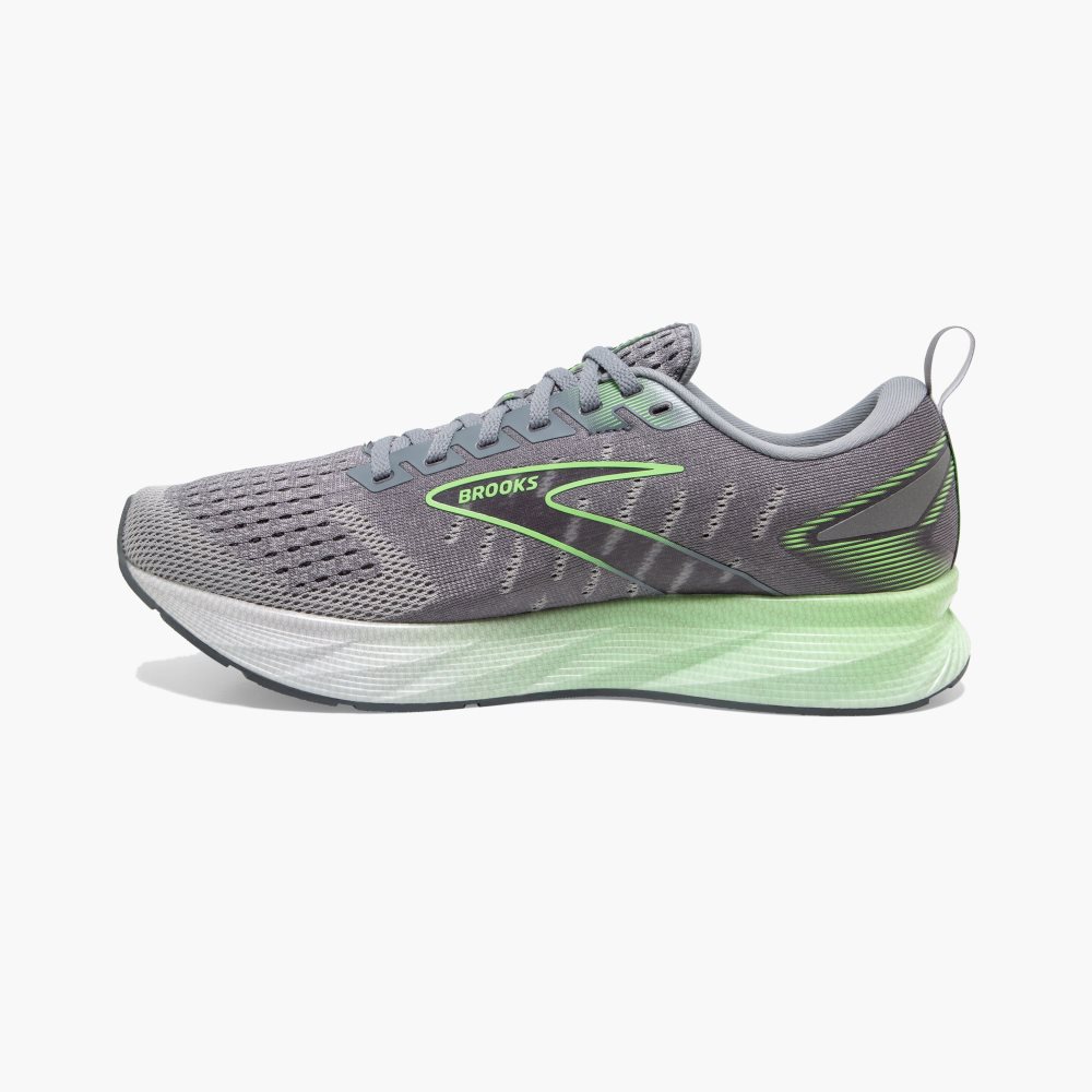 Brooks Levitate 6 Grey / Green | 79RBVQWDN