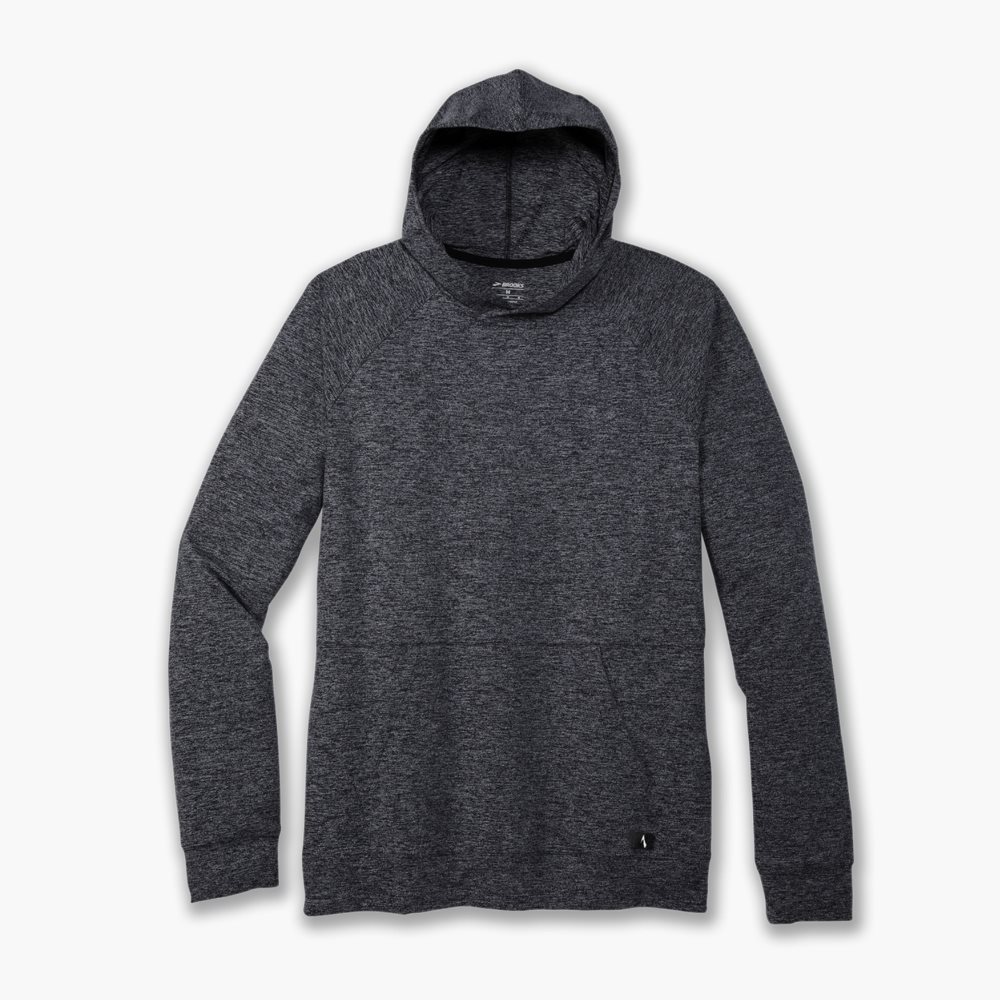 Brooks Luxe Hoodie Black | 86VBNXWAR