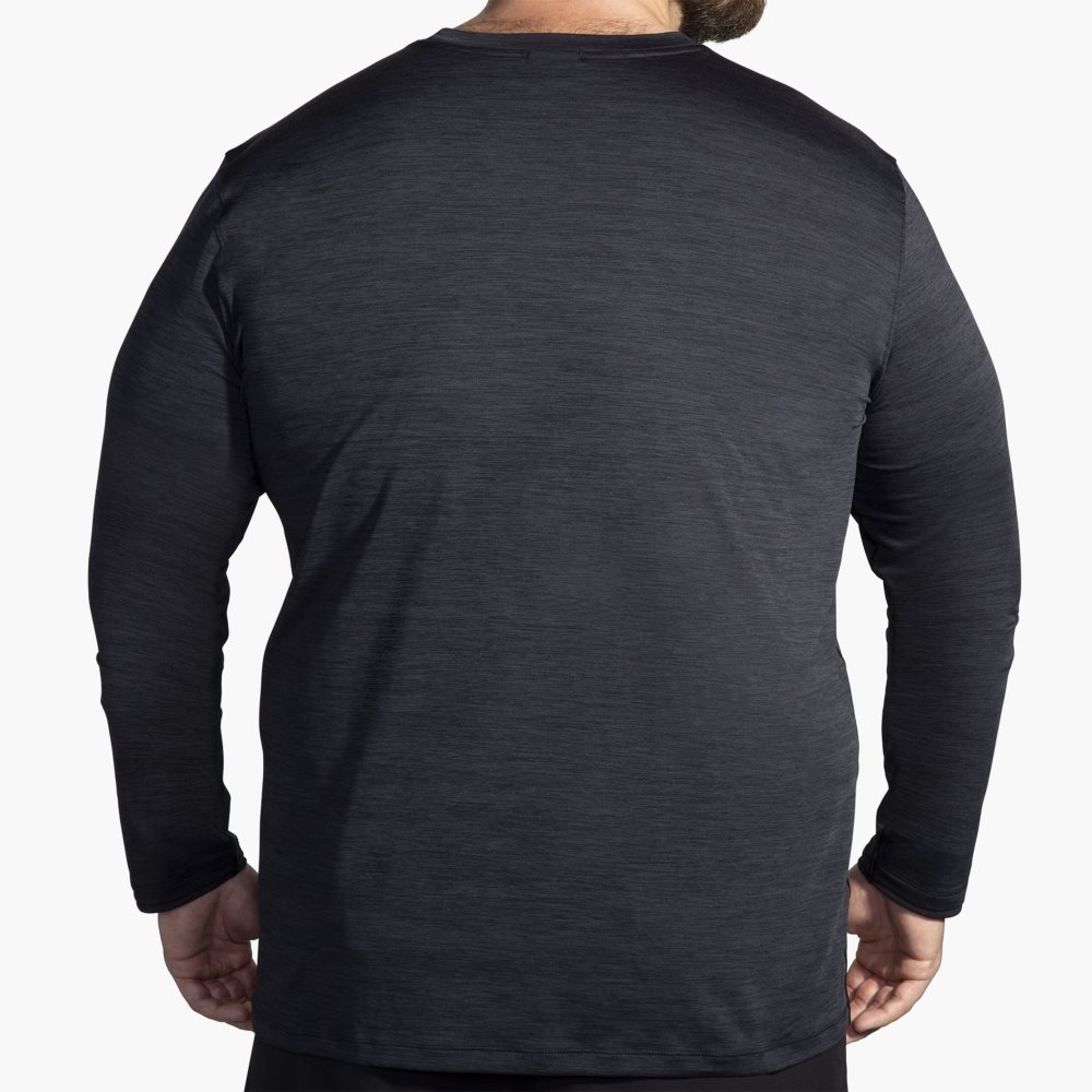 Brooks Luxe Long Sleeve Black | 64EXBIRZD