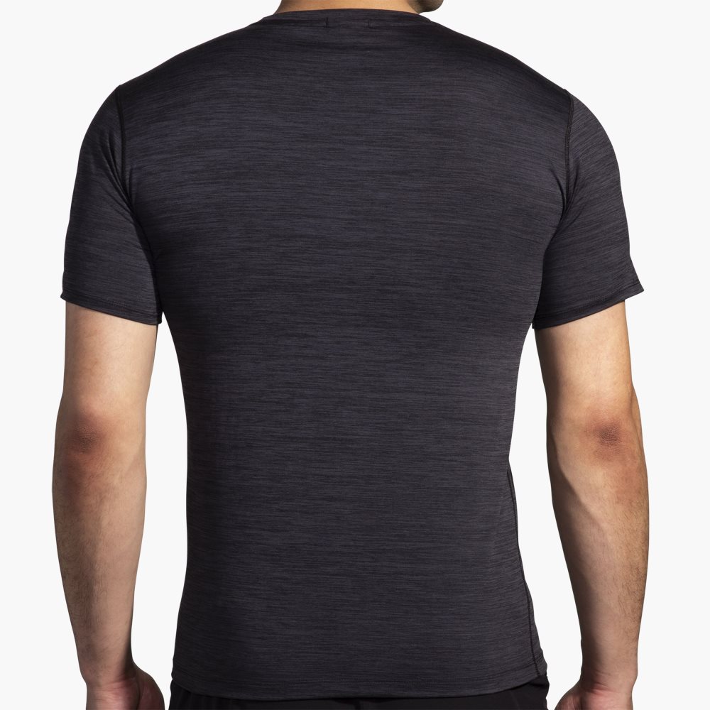 Brooks Luxe Short Sleeve Black | 37LIHOANJ