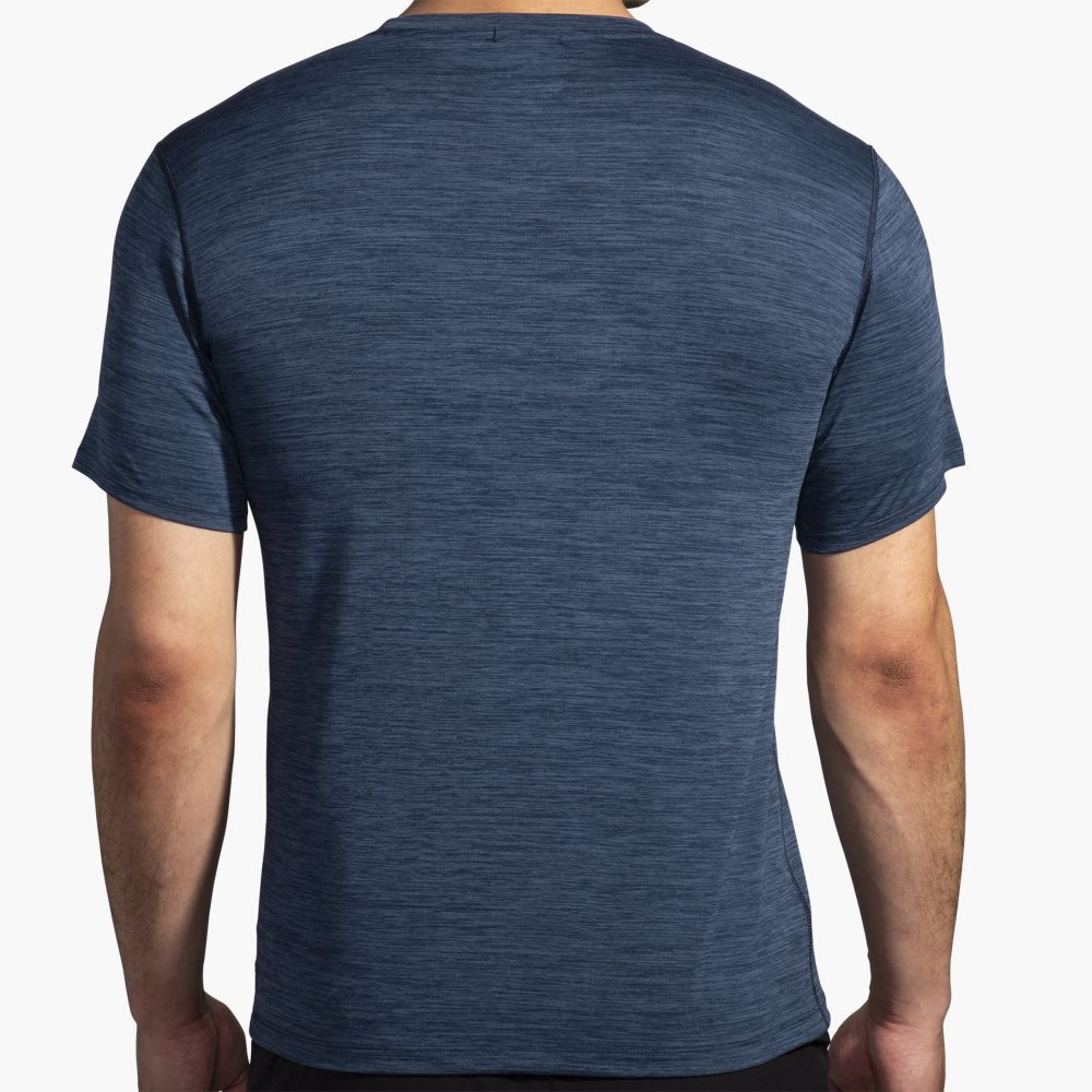 Brooks Luxe Short Sleeve Blue | 41XHSNDFT