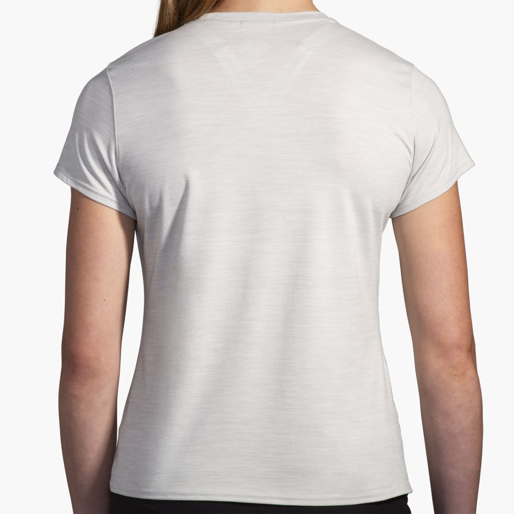 Brooks Luxe Short Sleeve Light Grey | 13GVJSTXL