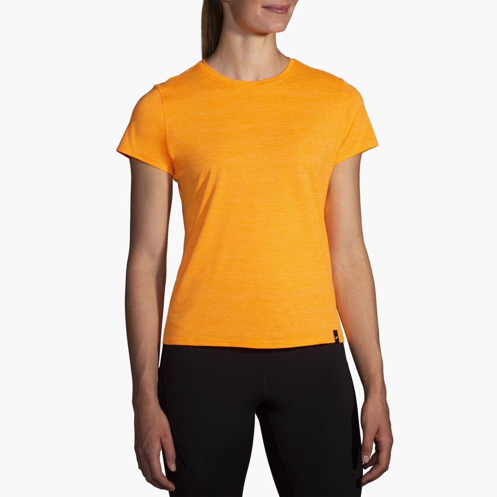 Brooks Luxe Short Sleeve Orange | 45QUJVWBR